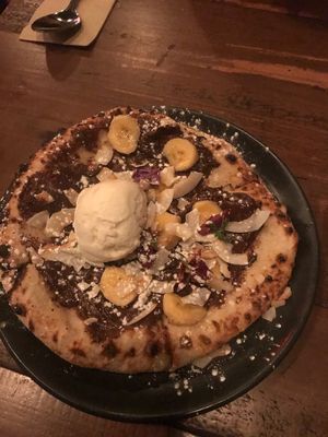 Notella pizza  at Red Sparrow Pizza in Collingwood