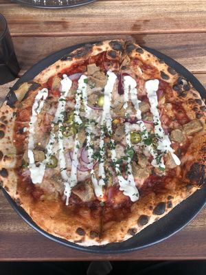 Sausage pizza was amazing!! at Red Sparrow Pizza in Collingwood