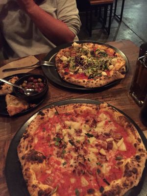 Mine is the Hawaiian  at Red Sparrow Pizza in Collingwood