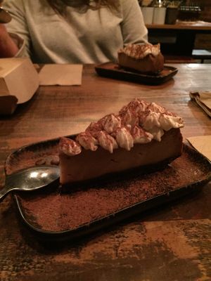 Tiramisu cheesecake  at Red Sparrow Pizza in Collingwood