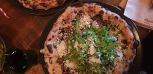 Mushroom Pizza at Red Sparrow Pizza in Collingwood