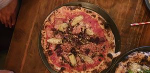 Best wood fired pizza at Red Sparrow Pizza in Collingwood