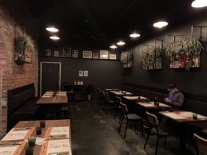 Inside at Red Sparrow Pizza in Collingwood