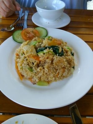 Vegetable Rice at Cay Me - Tamarind Tree in Da Nang