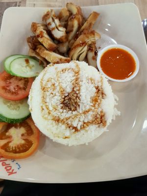 veg chicken rice at e Veg 益素食 - IMM Building in West Singapore