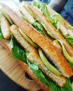 fillet o ";fish"; baguette at The Cake Collective in Moonee Ponds