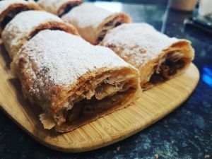 apple strudel at The Cake Collective in Moonee Ponds