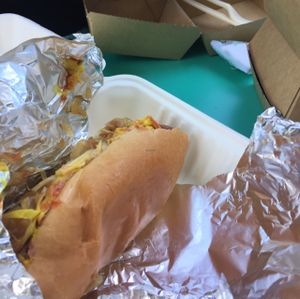 hot dog at The Cake Collective in Moonee Ponds