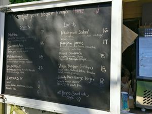 menu at The Cake Collective in Moonee Ponds