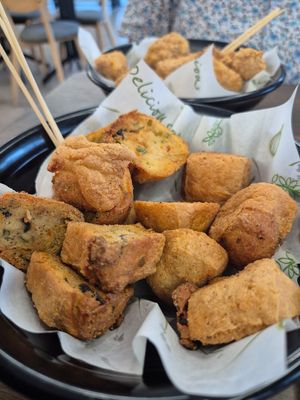 Stuffed tofu at 18CTEA in Ipoh