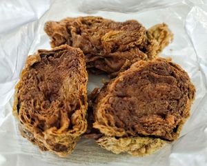 Fish head at Zhen Xiang Vegetarian in North Singapore