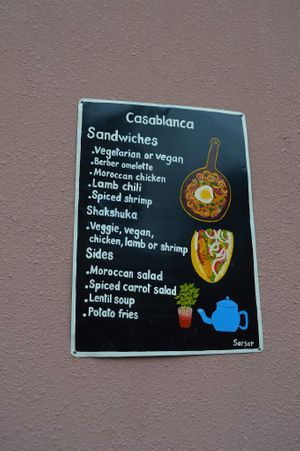 Menu at Casablanca Sandwicherie - 카사블랑카 샌드위치 in Seoul