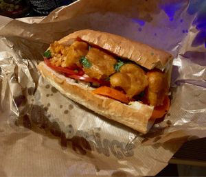 Veggie sandwich takeout at Casablanca Sandwicherie - 카사블랑카 샌드위치 in Seoul