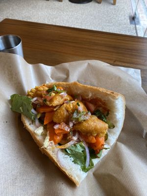 Vegan sandwich. Still tasty! at Casablanca Sandwicherie - 카사블랑카 샌드위치 in Seoul