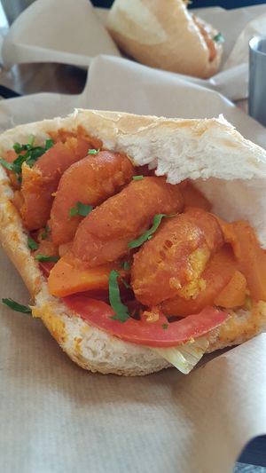 Vegan sandwich (no onions) at Casablanca Sandwicherie - 카사블랑카 샌드위치 in Seoul