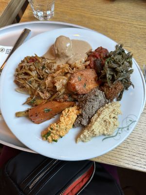 Buffet  at Tibits - Falkenstrasse in Zurich