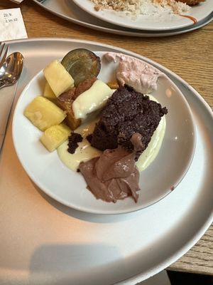 Dessert buffet selection   at Tibits - Falkenstrasse in Zurich