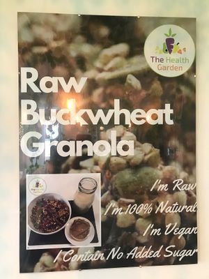 Vegan breakfast option at The Health Garden in Brentwood