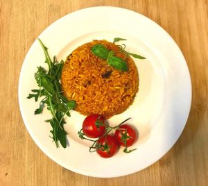 persian rice at Brunet Kafe in Warsaw