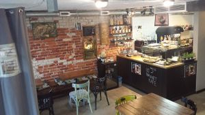 Interior view.   at Brunet Kafe in Warsaw