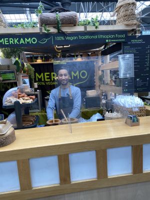 Friendly service  at Merkamo Ethiopian in East London