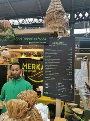 Stall front at Merkamo Ethiopian in East London