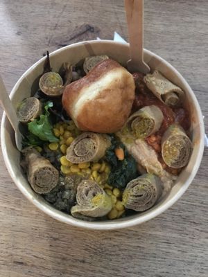 Full house , large   at Merkamo Ethiopian in East London