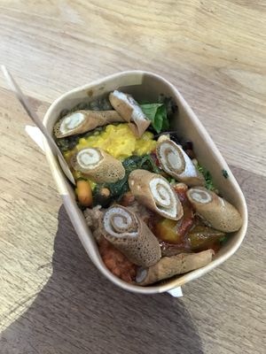 Small the full house   at Merkamo Ethiopian in East London