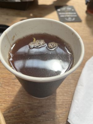 Spicy tea  at Merkamo Ethiopian in East London