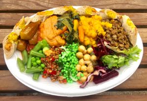 I had a bit of everything! at Merkamo Ethiopian in East London