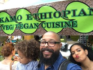 happy moments at Merkamo Ethiopian in East London