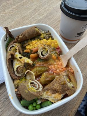   at Merkamo Ethiopian in East London