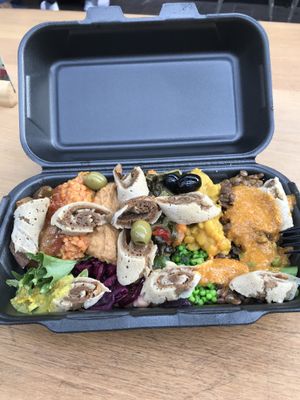 The mixed plate - a bit of everything at Merkamo Ethiopian in East London