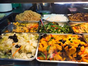 Veggies at Lian Yuan 莲缘素 in Central Singapore