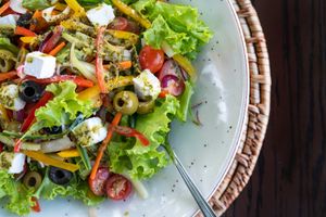 Cassia Restaurant Lunch - Garden salad at The Cassia Restaurant in Victoria Falls