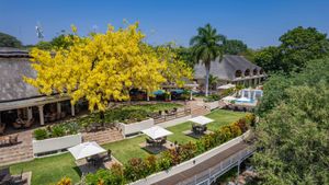 Cassia Restaurant Aerial  at The Cassia Restaurant in Victoria Falls