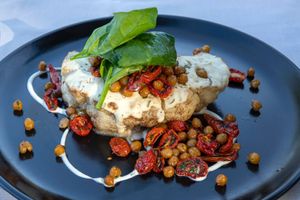 Cassia Restaurant- Roasted Cauliflower Steaks (V) at The Cassia Restaurant in Victoria Falls