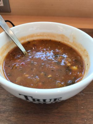 Vegan soup  at HND - True Soup in Tokyo