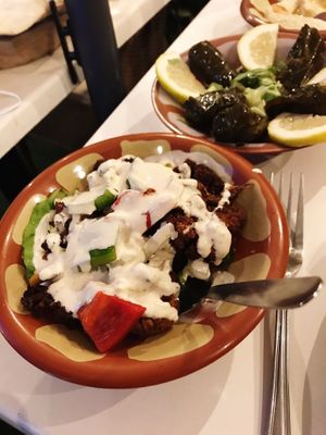 Roasted cauliflower in tahini dressing at Restaurante Beirut in Gran Canaria
