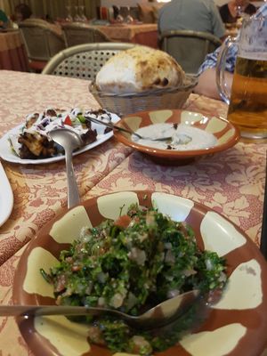 Tabule at Restaurante Beirut in Gran Canaria
