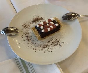 Chocolate treat for dessert  at Lila in Sarasota