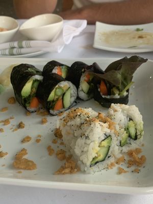 Amazing vegan and gf sushi! at Lila in Sarasota