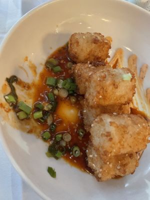 Rice Tater tots at Lila in Sarasota