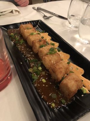 Kokuho rose rice tots  at Lila in Sarasota
