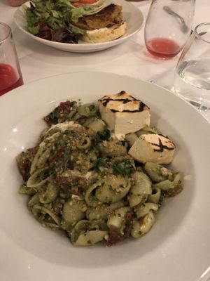 Orecchiette pasta- I added grilled tofu   at Lila in Sarasota