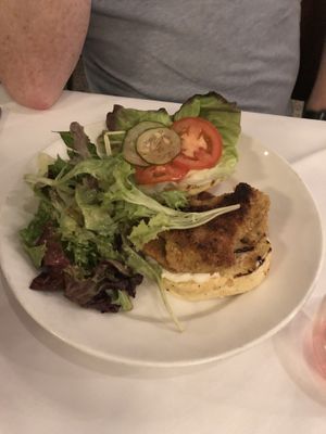 Fried seitan sandwich   at Lila in Sarasota