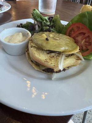 Mushroom burger   at Lila in Sarasota