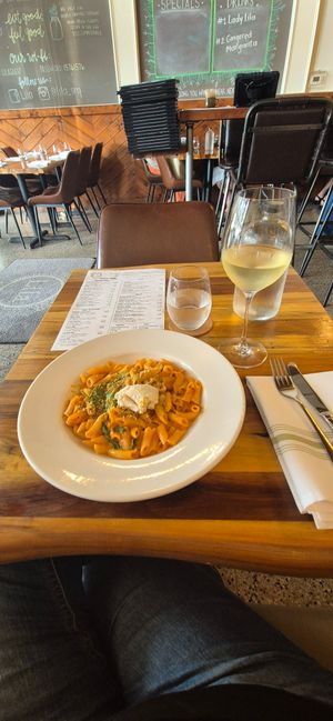 Penne Vodka with Cashew Ricotta at Lila in Sarasota