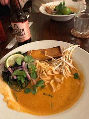Vegan laksa at Lila in Sarasota