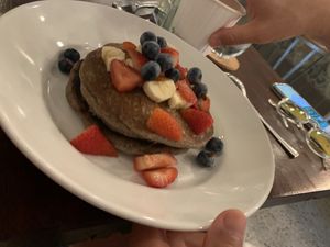 Pancakes at Lila in Sarasota